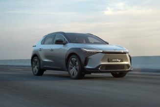 Toyota Unveils Its bZ4X Electric SUV