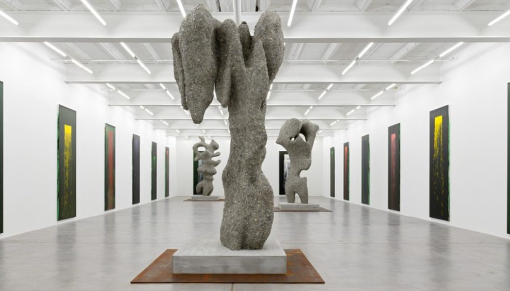 “Waterfalls & Clouds” Presents a Joint Body of Work From Ugo Rondinone and Pat Steir