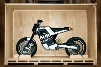 Burberry Unveils Collaborative Concept-E RS Motorcycle With DAB Motors