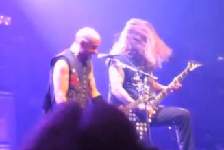 Former MACHINE HEAD Guitarist PHIL DEMMEL Fills In For DAVE LINSK At OVERKILL Concert: Video, Photos