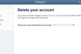How to delete your Instagram account