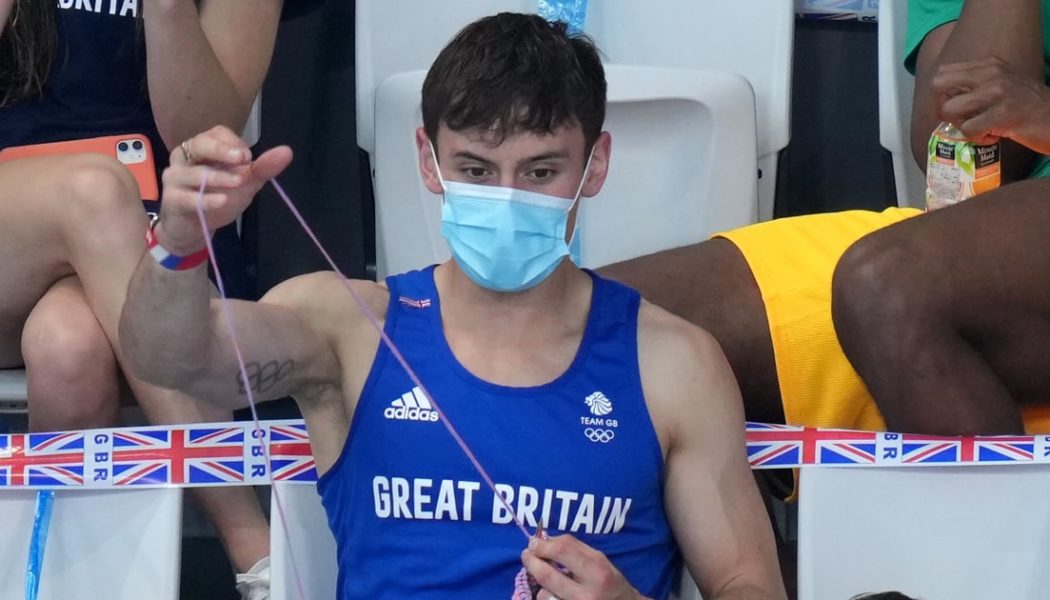 Is Tom Daley Diving Into His Own Knitwear Line? No, But It’s Pretty Damn Close