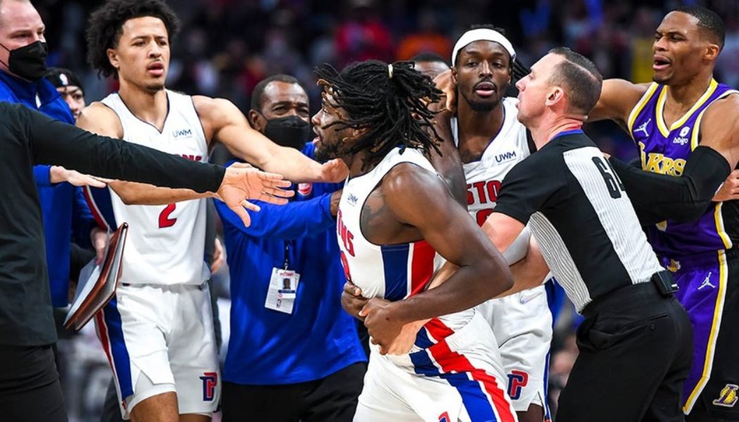 LeBron James Bloodies Isaiah Stewart’s Face, Leads to Crazed Altercation
