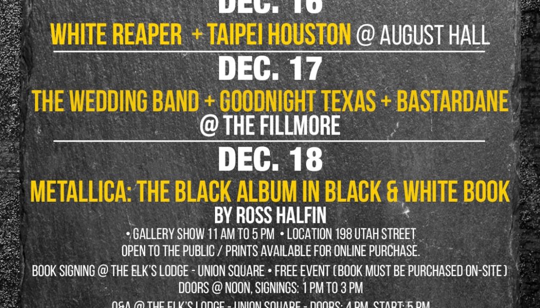 Metallica Announce San Francisco Takeover Coinciding with 40th Anniversary Shows