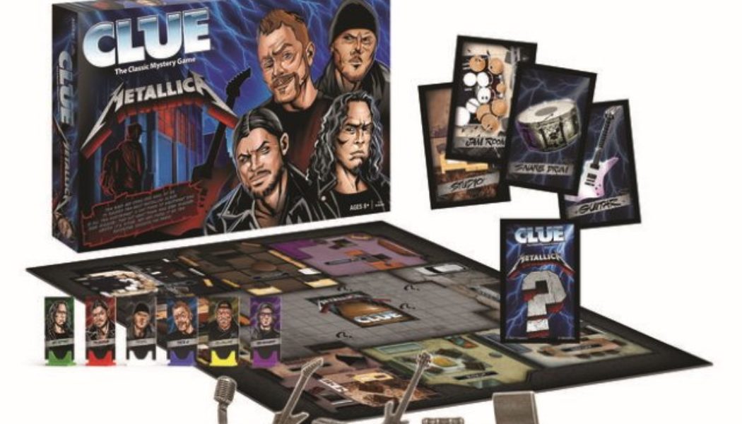 METALLICA Partners With Iconic Mystery Board Game CLUE
