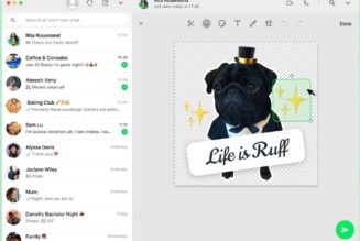 WhatsApp on the web gets a built-in sticker maker