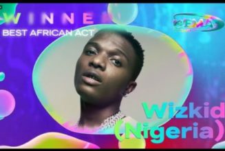 Wizkid wins “Best African Act” at MTV EMA 2021