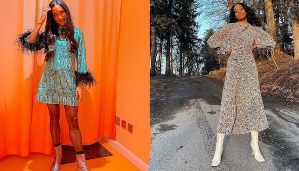 8 Cool Ways to Wear A Dress This Winter