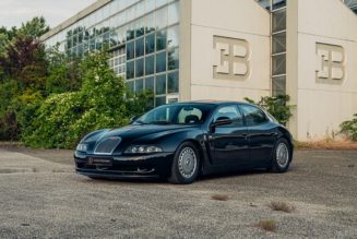 A Rare Example of Bugatti’s Four-Door Super Saloon, the EB112, Is up for Sale