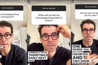 Adam Mosseri explains how Instagram is bringing back the chronological feed
