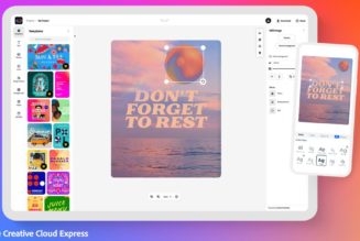 Adobe launches Creative Cloud Express, a new app that simplifies its powerful editing tools