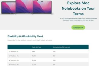 Apple’s ‘notebook upgrade program’ could get businesses new M1 Macs for $30 per month