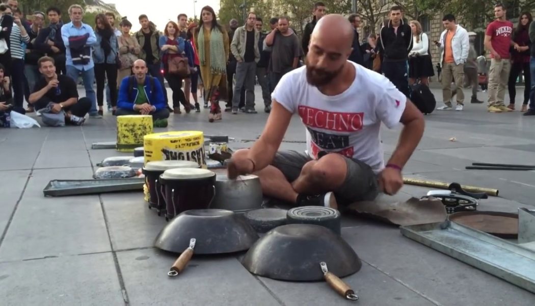 Celebrate World Techno Day With This Artist Who Makes Insane Music With Buckets and Scrap Metal