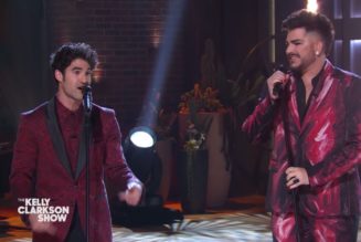 Darren Criss & Adam Lambert Jazz Up ‘The Kelly Clarkson Show’ With Flashy Holiday Cover