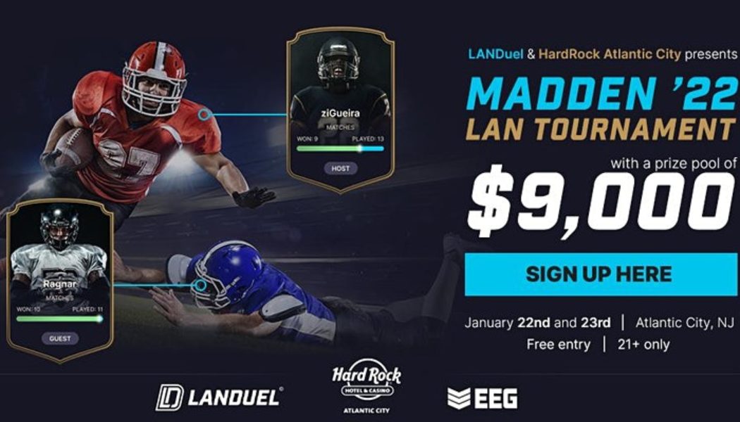 First Esports Skill-Based Wagering Event To Be Held In Atlantic City With ‘Madden 22’