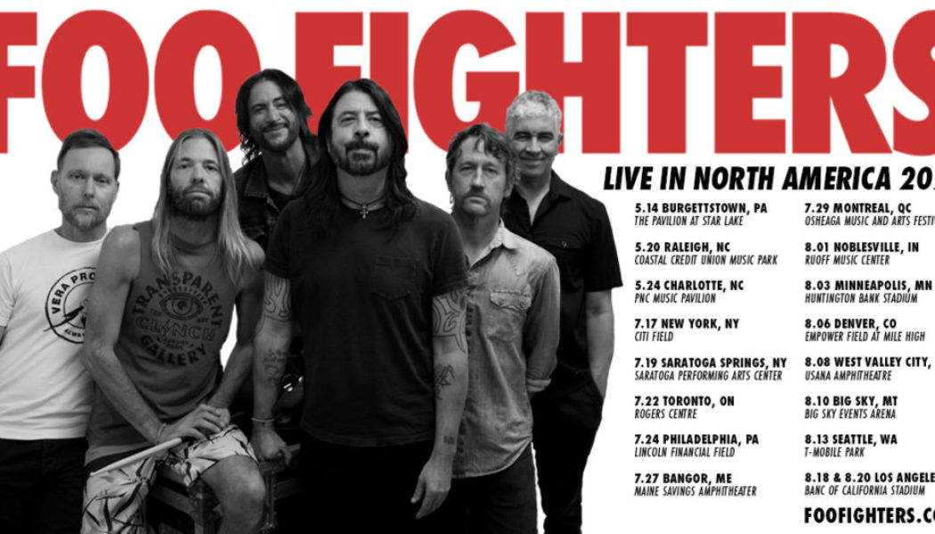 Foo Fighters Announce 2022 North American Tour