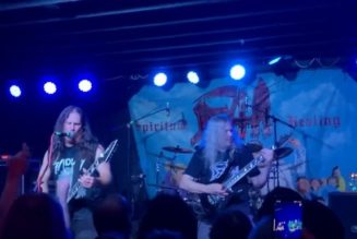 Former DEATH Members Honor CHUCK SCHULDINER At Second Tribute Concert In Tampa (Video)