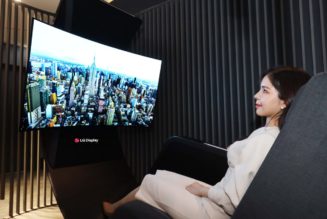 LG Display brought a reclining curved OLED throne to CES this year