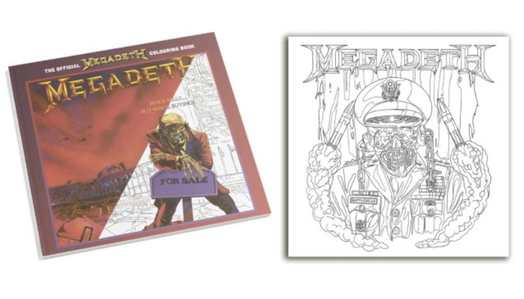 MEGADETH: First Official Coloring Book Now Available