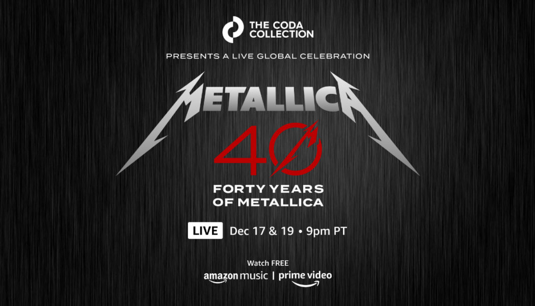 Metallica to Stream 40th Anniversary Concerts on Prime Video and Amazon Music