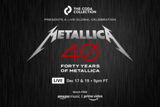 Metallica to Stream 40th Anniversary Concerts on Prime Video and Amazon Music
