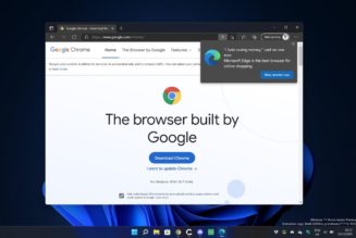Microsoft’s new Windows prompts try to stop people downloading Chrome
