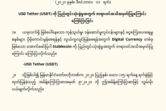 Myanmar shadow government declares stablecoin USDT an official currency
