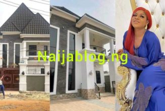 Nollywood Actress Destiny Etioko Aquired Another Mansion (Photos)