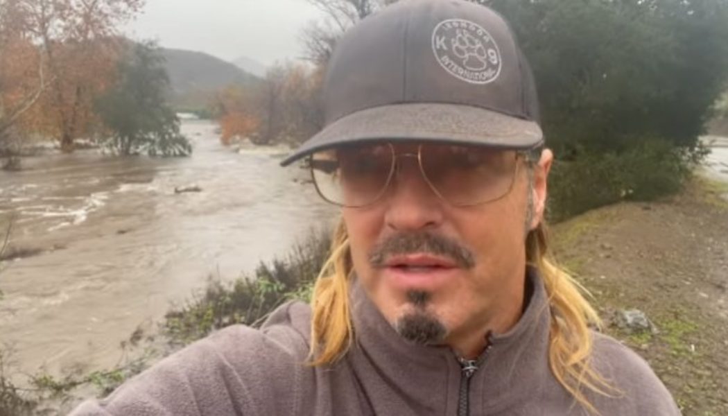 POISON’s BRET MICHAELS Shares Video Of Flooding In Los Angeles: ‘Everyone, Stay Safe’
