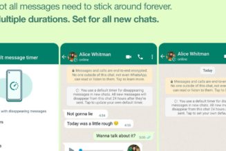 WhatsApp now lets you set all chats to disappear by default