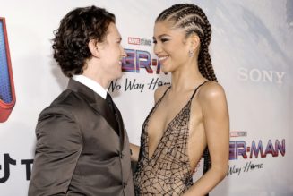 Zendaya Stuns in a Slinky Spiderweb Slip Dress and a Gothic Venetian Mask