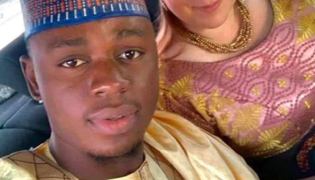 24yrs old man from Kano, Suleiman Isah celebrates his Oyibo wife on her 48th birthday (Photos)