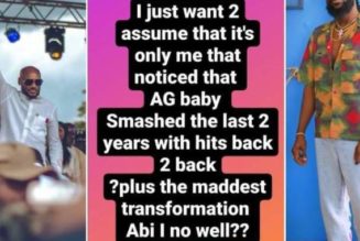 2Baba Hails Adekunle Gold’s Transformation, Hits