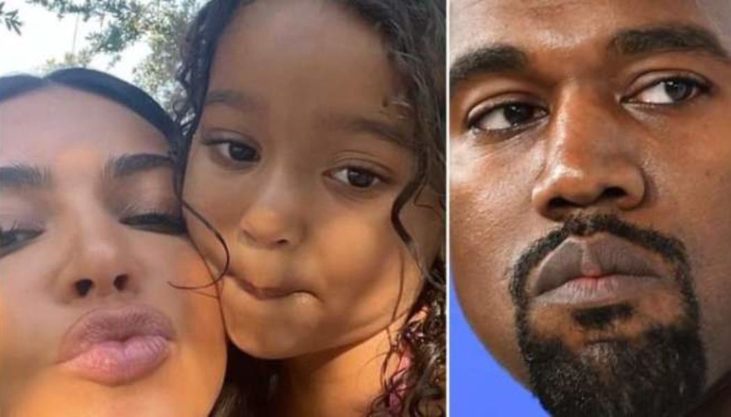 American Rapper, Kanye West Slams Kim Kardashian For Hiding Daughter’s Birthday Party Venue From Him
