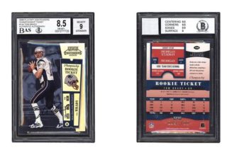 Another Potential $2 Million USD Tom Brady Rookie Card Lists on Lelands