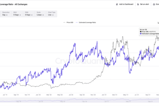Bitcoin leverage ratio reaches new highs