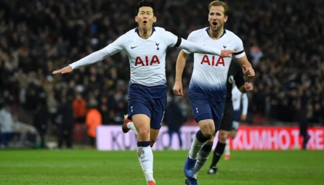 Chelsea v Tottenham: Harry Kane reacts to first leg defeat