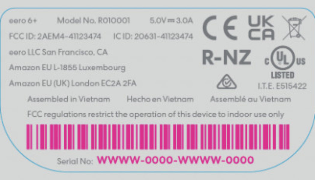 Eero could be close to launching a Wi-Fi 6E mesh networking system