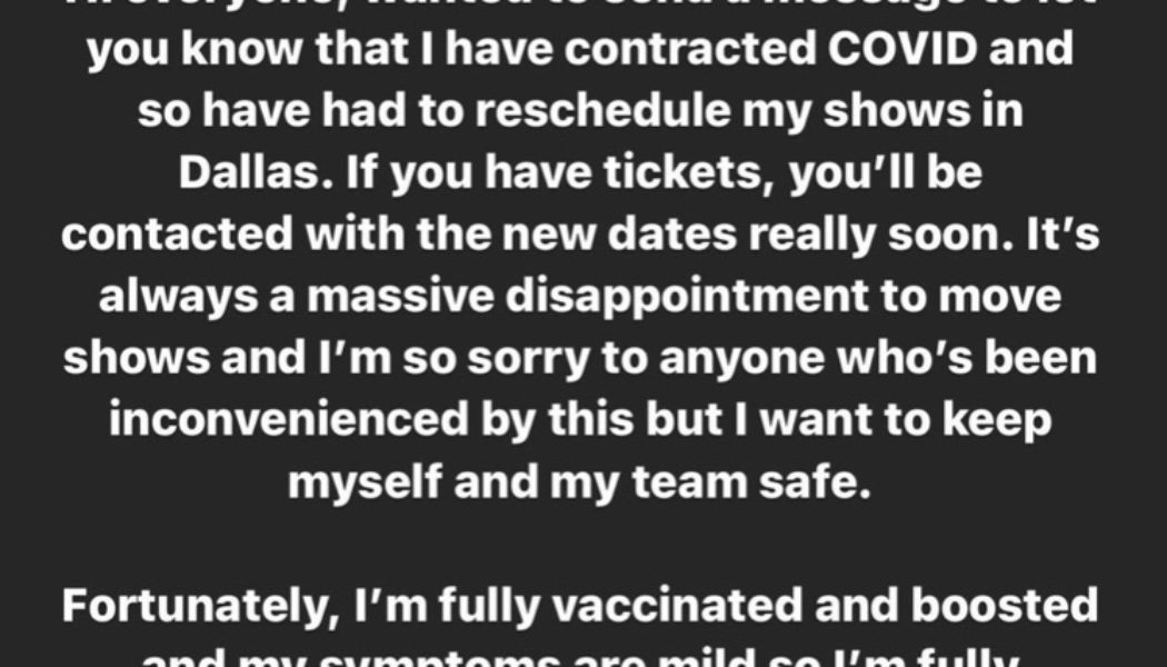 Elton John Postpones Concerts After Testing Positive for COVID-19