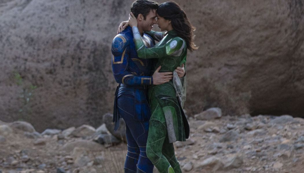 Eternals’ awful sex scene is kind of clever the second time around