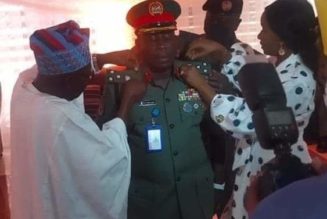Ex-president, Obasanjo Decorates Son, Adeboye With Brigadier General Rank