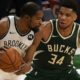 Giannis Antetokounmpo Doubles Down on Calling Kevin Durant “The Best Player in the World”