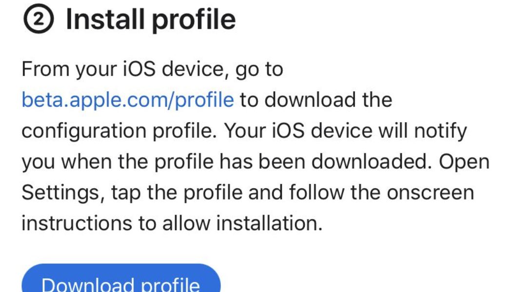 How to install the iOS 15.4 public beta