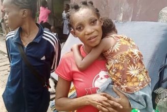 Me and my pickin, na here we dey sleep” — Peace Friday and her 3 children As River State Govt Demolished there Home