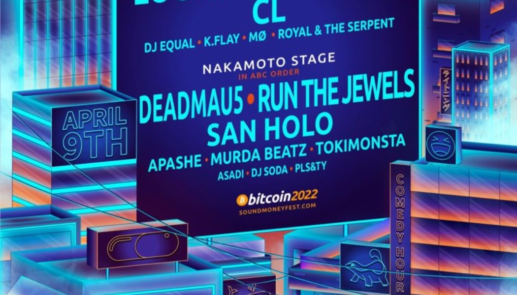 Miami Bitcoin Conference to Conclude With Music Festival Featuring deadmau5, Steve Aoki, More