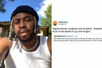 Music Producer, Samklef Blames Nollywood Movies For Rise In Ritual Killings