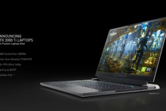 Nvidia announces 3080 Ti and 3070 Ti laptop GPUs, says they can control your CPU, too