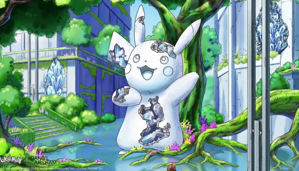 Pokémon’s next Daniel Arsham art collaboration reaches across time and space