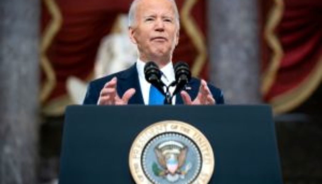 President Joe Biden Addresses U.S. Capitol Insurrection, Slams Donald Trump #January6th