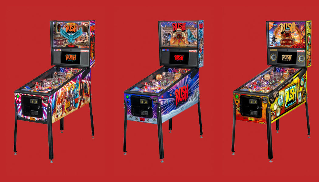 Rush Pinball Machines Officially Unveiled: Watch Geddy Lee and Alex Lifeson Record Dialogue